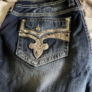 Like New Rock Revival Boot Cut Jeans Size 34
